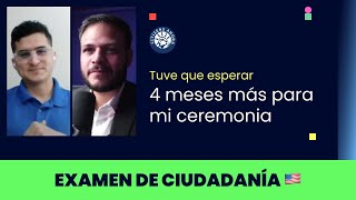 Tuve que esperar 4 meses más para mi ceremonia  Ciudadanía americana 2024 [upl. by Vitia863]