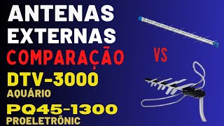 DTV3000 da Aquário ou PQ451300 Quais diferenças entre essas 2 antenas [upl. by Irot]