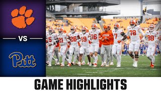 Clemson vs Pitt Game Highlights  2024 ACC Football [upl. by Anayia]