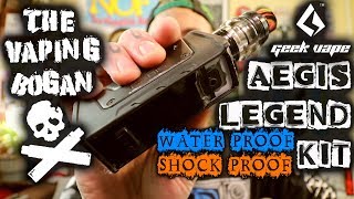 Aegis Legend Kit  Geek Vape  WaterShock Proof Mod  The Vaping Bogan [upl. by Lowson637]