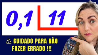 🤯APRENDA COMO FAZER DIVISÃO COM VÍRGULA Matemática básica todo dia📚🚀 [upl. by Marashio]