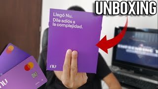 Tarjeta de débito y crédito Nu  Unboxing [upl. by Nahtaoj766]