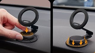 MagSafe Car Mount JOYROOM for AllMetal Strongest Magnet Magnetic Phone Holder for Car Dashboard [upl. by Robinette]