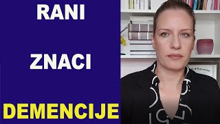 RANI ZNACI DEMENCIJEdr Bojana Mandič [upl. by Lybis]