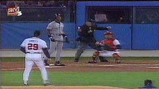 1996 World Series game 5 New York Yankees at Atlanta Braves PART 1 Espn International [upl. by Agan]