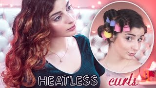 Heatless curls overnight ✿ How to curl your hair without heat [upl. by Teddy278]