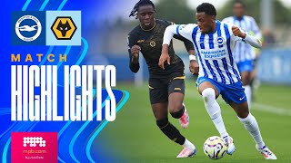 HIGHLIGHTS  Brighton v Wolves  Premier League 2 [upl. by Nylaret370]