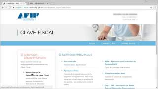 AFIP SiRADIG Habilitación del servicio [upl. by Nygem415]