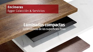 Nuevas encimeras laminadas compactas EGGER [upl. by Nadaba159]