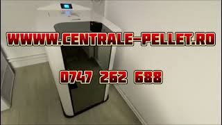 Termosemineu pe peleti Kenda 25 kw  Design unic  Consum mic [upl. by Draneb]