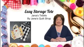 Easy Storage tote made of toweling DIY [upl. by Akinad]