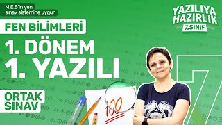 KİM 100 İSTER 7Sınıf Fen Bilimleri  1 Dönem 1Yazılıya Hazırlık 20242025 Sınav Konuları Tekrarı [upl. by Ahsyat]