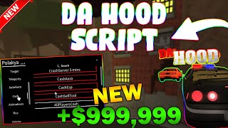 NEW Da Hood Script PASTEBIN 2024 MONEY AUTOFARM GODMODE AIM ASSIST [upl. by Anagnos139]