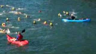 2006 Alcatraz Shark Fest Swim start [upl. by Atsok]