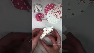 DIY Valentines Day Idea Paper Fortune Cookies [upl. by Idarb858]