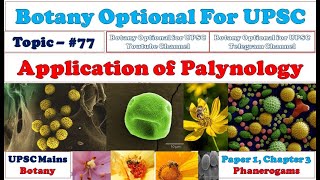 Palynology Palynology in Botany Palynology in Relation to Taxonomy Paleontology Lecture [upl. by Hafirahs538]