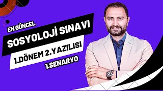 SOSYOLOJİ DERSİ 1DÖNEM 2YAZILI SINAVI 💯 1SENARYO 💯 [upl. by Adabel464]