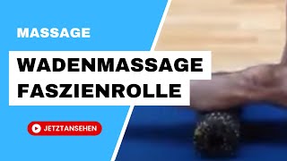 NETZTHERAPEUTEN  Wadenmassage mit der Faszienrolle [upl. by Sydney656]