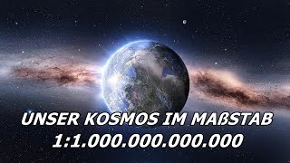 Größe des Universums im Maßstab 11 Billion [upl. by Haimerej917]