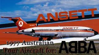 Ansett Australia 72777 that carried the Band ABBA across Australia in 1977 [upl. by Arinaid]