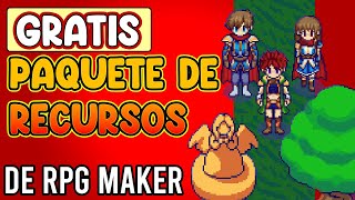 RPG Maker MZ Paquete de recursos gratis🏰🚀 [upl. by Eilac]