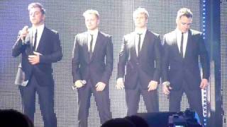 Westlife  Ill See You Again  2010 Tour  Liverpool [upl. by Nylarat792]