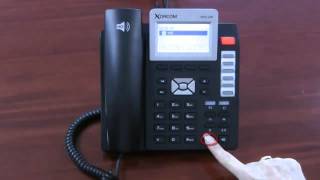 How to Redial a Call  Xorcom IP Phones Video Tutorial [upl. by Balcer]