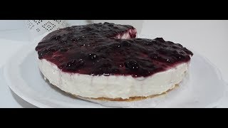 Tarta de queso sin Horno receta fácil y rápida [upl. by Zadack]