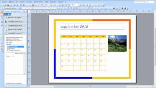 Tutorial para crear un calendario en Publisher [upl. by Aerda]