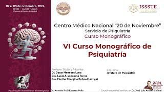 VI Curso Monográfico de Psiquiatría [upl. by Ycaj]