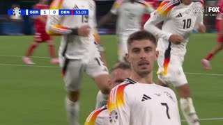 Kai Havertz Goal Germany Vs Denmark 10 UEFA Euro 2024 Extended Highlights [upl. by Callery]