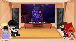 Past Aftons react to Encryption ▶ FNAF GLITCHTRAP SONG [upl. by Carpenter]