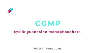 CGMP  Cyclic Guanosine Monophosphate  Pronunciation [upl. by Aket439]