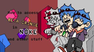 How to access vs Noke BetaCringe  beta characters also raw footage [upl. by Deeas111]