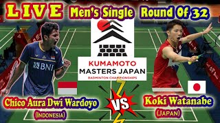 Chico Aura Dwi Wardoyo Vs Koki Watanabe KUMAMOTO MASTERS 2024 R32 [upl. by Jessi34]