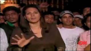 Rape attempt on CNN reporter by Indian crowd [upl. by Irpak]