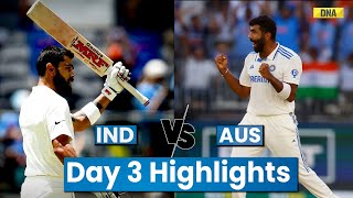 Ind Vs Aus Highlights Virat Kohli Yashasvi Jaiswal Hit Century I India Vs Australia Highlights [upl. by Oberheim539]