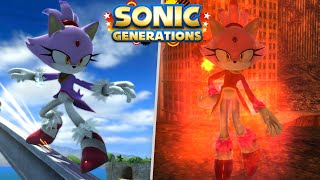 06 Blaze The Cat In Sonic Generations 2006 Experience [upl. by Anbul]