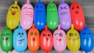 Making Slime with Funny Balloons  Satisfying Slime video [upl. by Prue79]