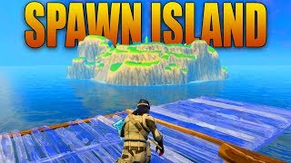 BUILDING TO SPAWN ISLAND in Fortnite Battle Royale [upl. by Nosnev446]