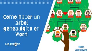 Como hacer un árbol genealógico en Word [upl. by Breeze]