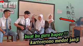 Kartonyono medot janji cover kentrung versi anak SMK [upl. by Naarah]