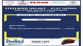 STEELBIRD HELMET  41ST NEHRU SUBJUNIOR HOCKEY TOURNAMENT FINALS  BHOPAL vs JAMSHEDPUR [upl. by Darach892]