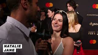 Natalie Jane Talks Viral TikToks at the Grammys NextGen Party  Hollywire [upl. by Shina]