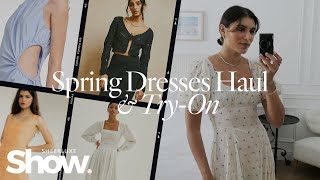 Spring Dresses Haul amp Team Favourite Beauty Buys Glossier Elemis amp CeraVe  SheerLuxe Show [upl. by Arhna]