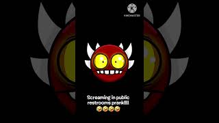 SCREAMING IN PUBLIC RESTROOMS PRANK 🤣🤣🤣🤣 [upl. by Supmart]