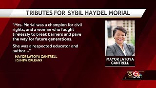 New Orleans politicians react to Sybil Morials death [upl. by Sirapal]