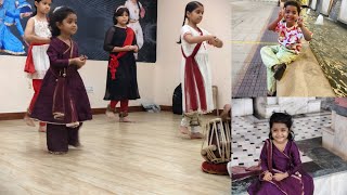 4 year girl competing with elder girls in Kathak  who is best katha dancer among all kathak [upl. by Awad]