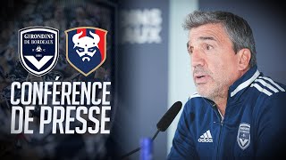 La conférence de presse avant BordeauxCaen [upl. by Sofia]