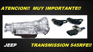 Este SENSOR puede DAÑAR la TRANSMISION AUTOMATICA de JEEP CASO REAL [upl. by Muller367]